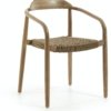 På billedet ser du variationen Nina, Udendørs spisebordsstol fra brandet LaForma i en størrelse H: 78 cm. B: 56 cm. L: 53 cm. i farven Brun/Natur