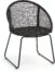 På billedet ser du variationen Sania, Udendørs spisebordsstol fra brandet LaForma i en størrelse H: 85 cm. B: 66 cm. L: 58 cm. i farven Sort