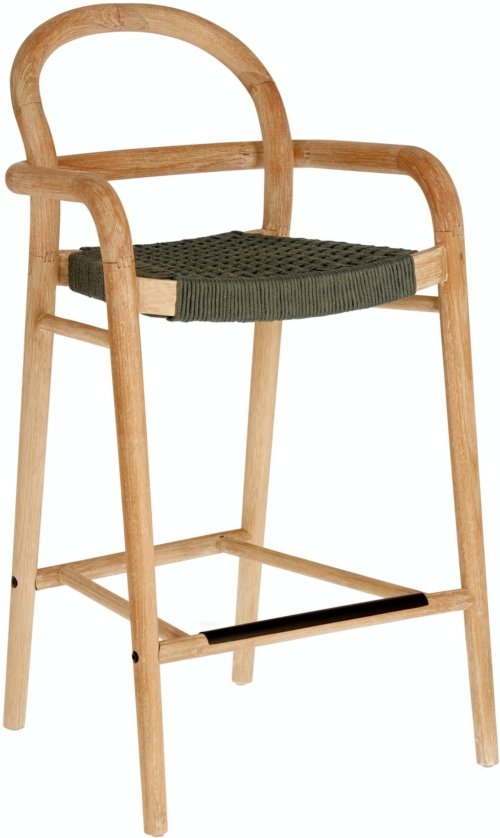 På billedet ser du variationen Sheryl, Udendørs barstol fra brandet LaForma i en størrelse H: 100 cm. B: 54 cm. L: 52 cm. i farven Natur/Grøn