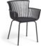 På billedet ser du variationen Surpika, Udendørs spisebordsstol fra brandet LaForma i en størrelse H: 80 cm. B: 59 cm. L: 55 cm. i farven Sort