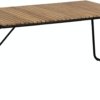 På billedet ser du variationen Yukari, Udendørs spisebord fra brandet LaForma i en størrelse H: 73 cm. B: 165 cm. L: 90 cm. i farven Natur/Sort
