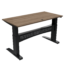 På billedet ser du variationen Elektrisk hæve-/sænkebord, 160x80 cm fra brandet ConSet i en størrelse H: 650 cm. B: 160 cm. L: 80 cm. i farven Valnød/Sort