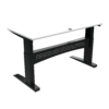 På billedet ser du variationen Elektrisk hæve-/sænkebord, 160x80 cm fra brandet ConSet i en størrelse H: 650 cm. B: 160 cm. L: 80 cm. i farven Hvid/Sort