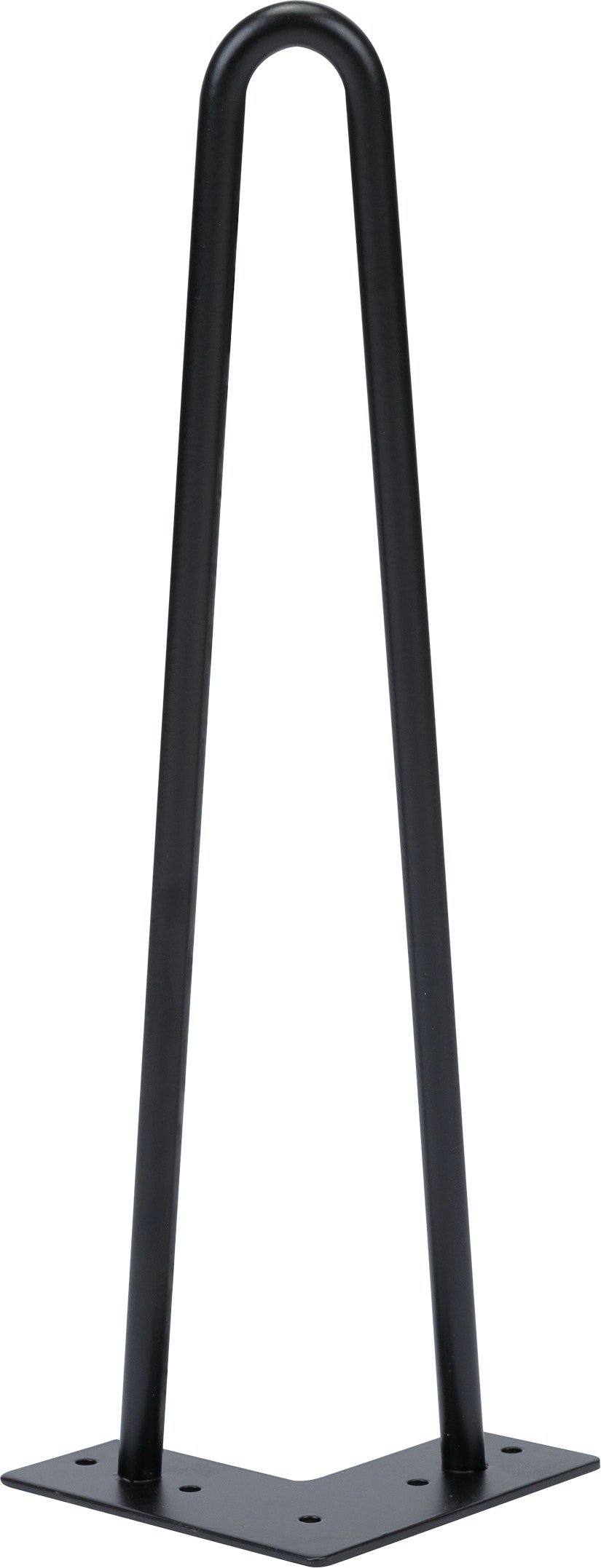 Elias, 2-rods hairpin-bordben til sofabord/bænk, Ø1,2 cm by Nielsen Design (H: 41.5 cm. B: 10 cm., Sort)