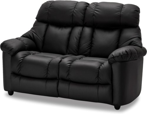 På billedet ser du variationen Falkirk, 2-personers sofa, Ægte læder fra brandet Raymond & Hallmark i en størrelse H: 103 cm. B: 161 cm. L: 96 cm. i farven Sort