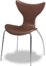 På billedet ser du et stemningsbillede (#1) fra Stanley, Spisebordsstol, læder fra brandet Raymond & Hallmark i en størrelse H: 85 cm. B: 54 cm. L: 52 cm. i farven Brun
