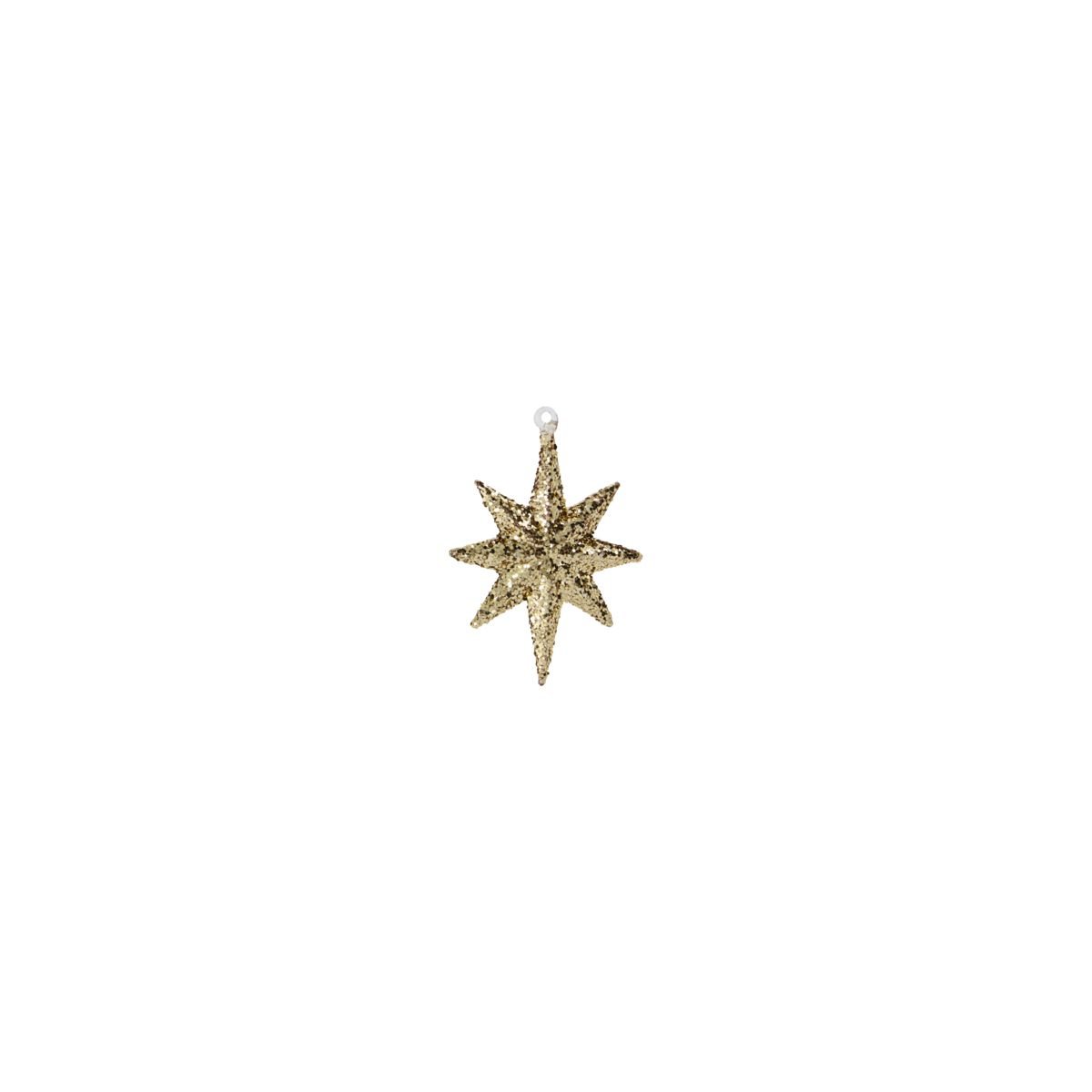 Julepynt, Chunky, med glimmer by House Doctor (H: 9.4 cm. B: 7 cm. L: 1.3 cm., Brun)