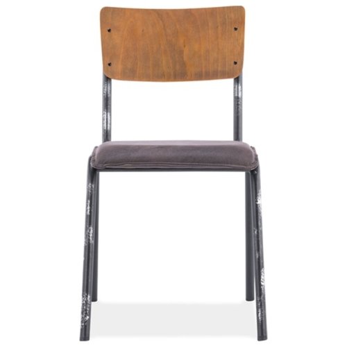 På billedet ser du et stemningsbillede (#4) fra Retro, Spisebordsstol fra brandet House of Sander i en størrelse H: 82 cm. B: 47 cm. L: 59 cm. i farven Grå