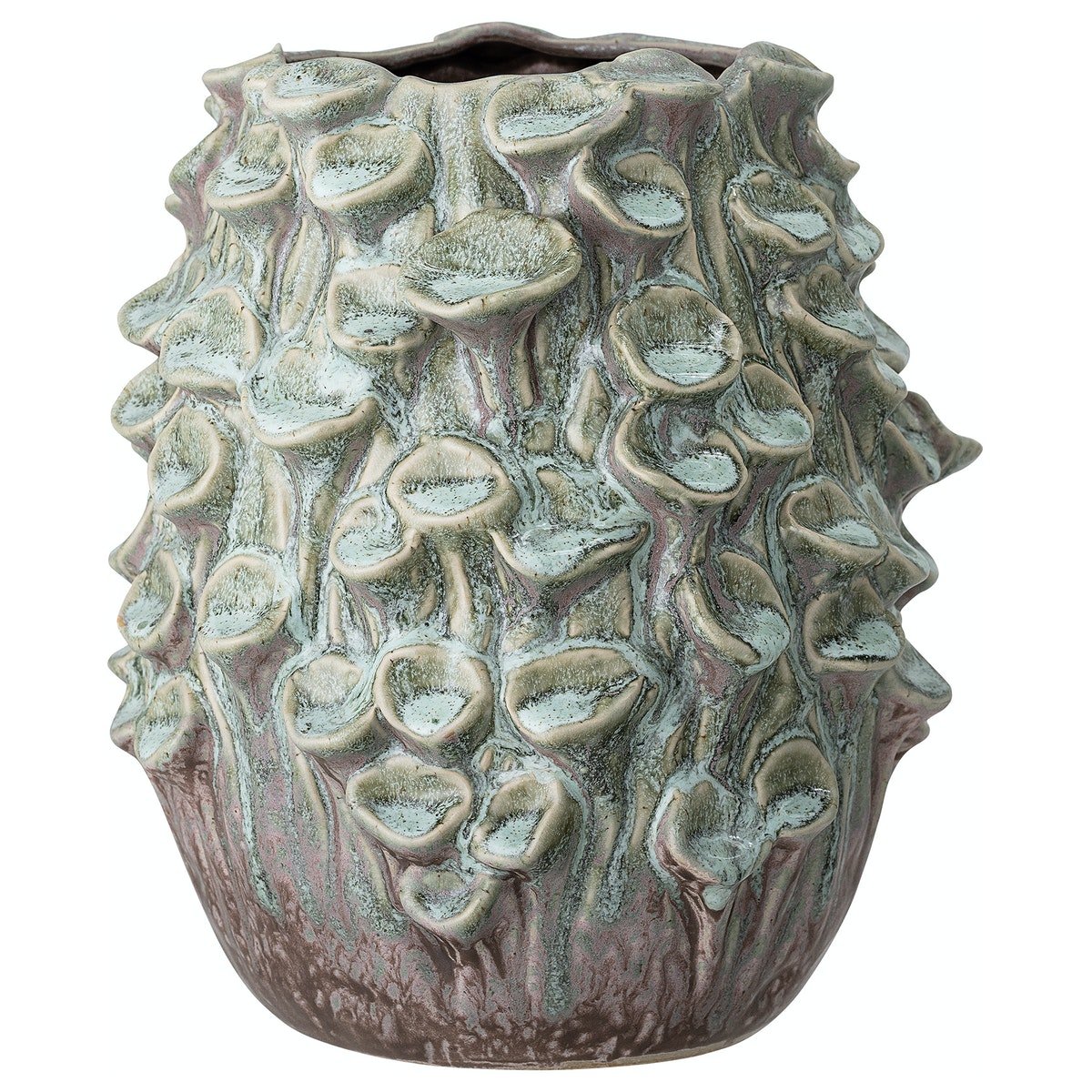 Køb Rigo, Vase, Stentøj by Bloomingville (D: 21.5 cm. H: 23.5 cm., Grøn)