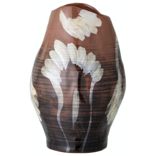 På billedet ser du variationen Obsa, Vase, Stentøj fra brandet Bloomingville i en størrelse D: 20 cm. H: 30 cm. i farven Brun