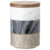 På billedet ser du variationen Mael, Krukke med låg, Marmor fra brandet Creative Collection i en størrelse D: 7.5 cm. H: 11.5 cm. i farven Hvid