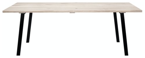 På billedet ser du variationen Cozy, Spisebord, Egetræ fra brandet Bloomingville i en størrelse H: 75 cm. B: 95 cm. L: 200 cm. i farven Natur/sort