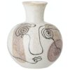 På billedet ser du variationen Irini, Vase, Stentøj fra brandet Bloomingville i en størrelse D: 19.5 cm. H: 22.5 cm. i farven Hvid