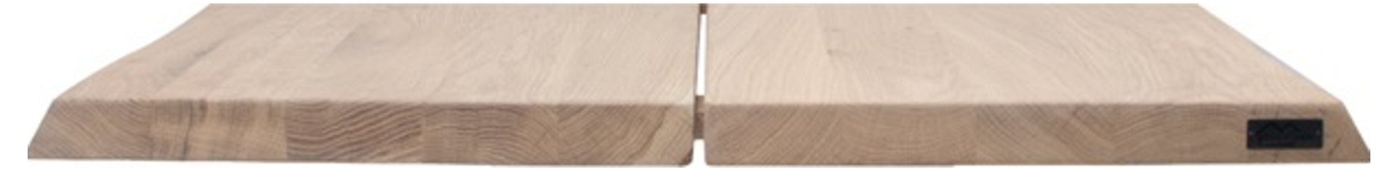 Hugin, Tillægsplade til Hugin plankebord, Egetræ by House of Sander (H: 4 cm. B: 95 cm. L: 50 cm., Hvid)