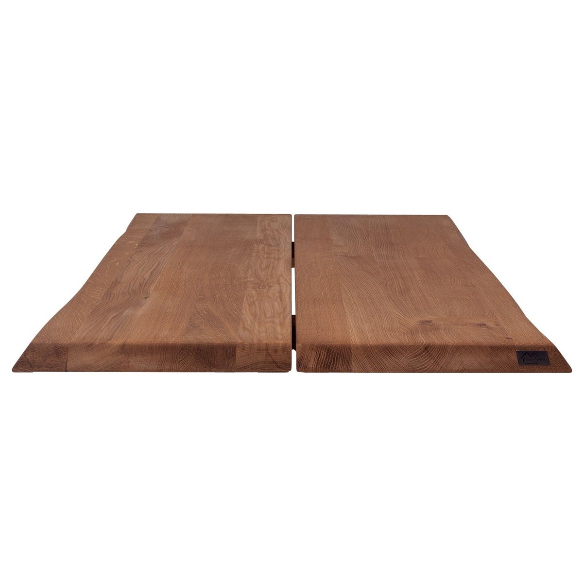 Hugin, Bordplade til sofa- eller cafébord, Egetræ by House of Sander (H: 4 cm. B: 80 cm. L: 80 cm., Mocca)