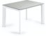 På billedet ser du variationen Axis Ceramic, Udtrækkeligt spisebord, moderne, keramisk fra brandet LaForma i en størrelse H: 76 cm. B: 120 cm. L: 80 cm. i farven Grå/Hvid