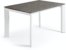 På billedet ser du variationen Axis Ceramic, Udtrækkeligt spisebord, moderne, keramisk fra brandet LaForma i en størrelse H: 76 cm. B: 120 cm. L: 80 cm. i farven Brun/Hvid