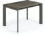 På billedet ser du variationen Axis Ceramic, Udtrækkeligt spisebord, moderne, keramisk fra brandet LaForma i en størrelse H: 76 cm. B: 120 cm. L: 80 cm. i farven Jern/Sort