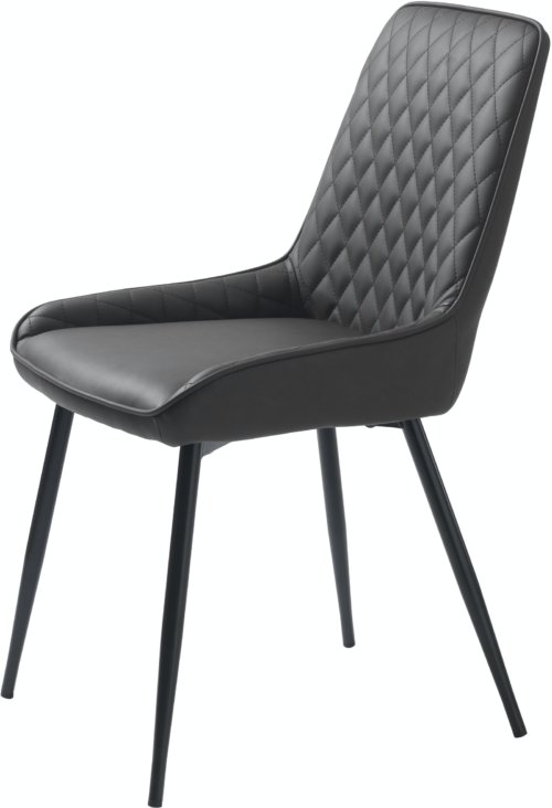 På billedet ser du variationen Milton, Spisebordsstol, Læder fra brandet Unique Furniture i en størrelse H: 85 cm. x B: 52 cm. x L: 57,5 cm. i farven Brun/Sort