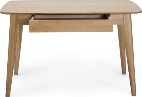 På billedet ser du variationen Rho, Skrivebord, Egetræ fra brandet Unique Furniture i en størrelse H: 75 cm. x B: 120 cm. x L: 60 cm. i farven Mat lak