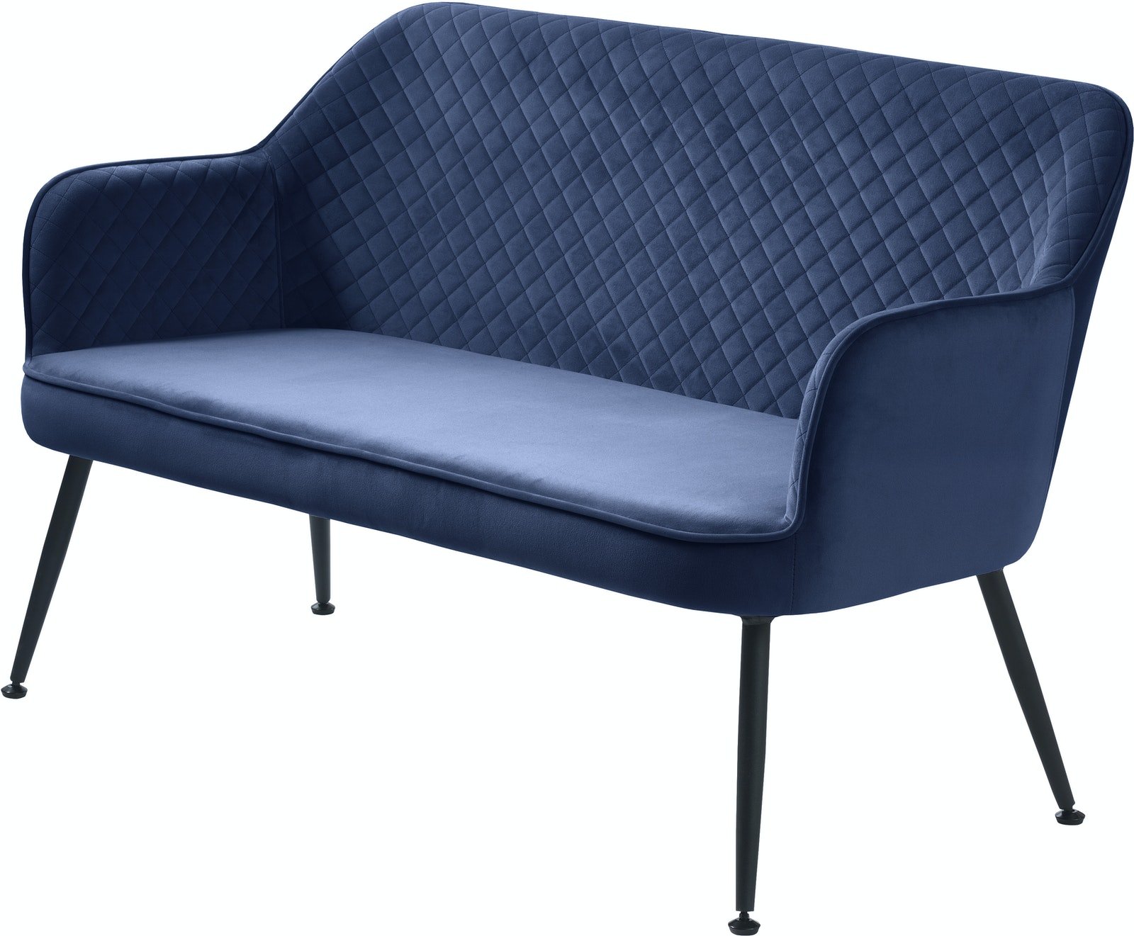 På billedet ser du variationen Berrie, Loungesofa, Læder fra brandet Unique Furniture i en størrelse H: 80,5 cm. x B: 128,5 cm. x L: 70,5 cm. i farven Blå/Sort