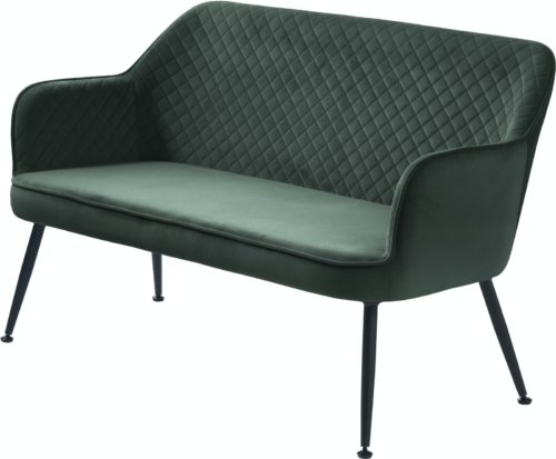 På billedet ser du variationen Berrie, Loungesofa, Læder fra brandet Unique Furniture i en størrelse H: 80,5 cm. x B: 128,5 cm. x L: 70,5 cm. i farven Grøn/Sort