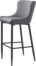 På billedet ser du variationen Ottowa, Barstol, Læder fra brandet Unique Furniture i en størrelse H: 105 cm. x B: 47,5 cm. x L: 57 cm. i farven Grå/Sort