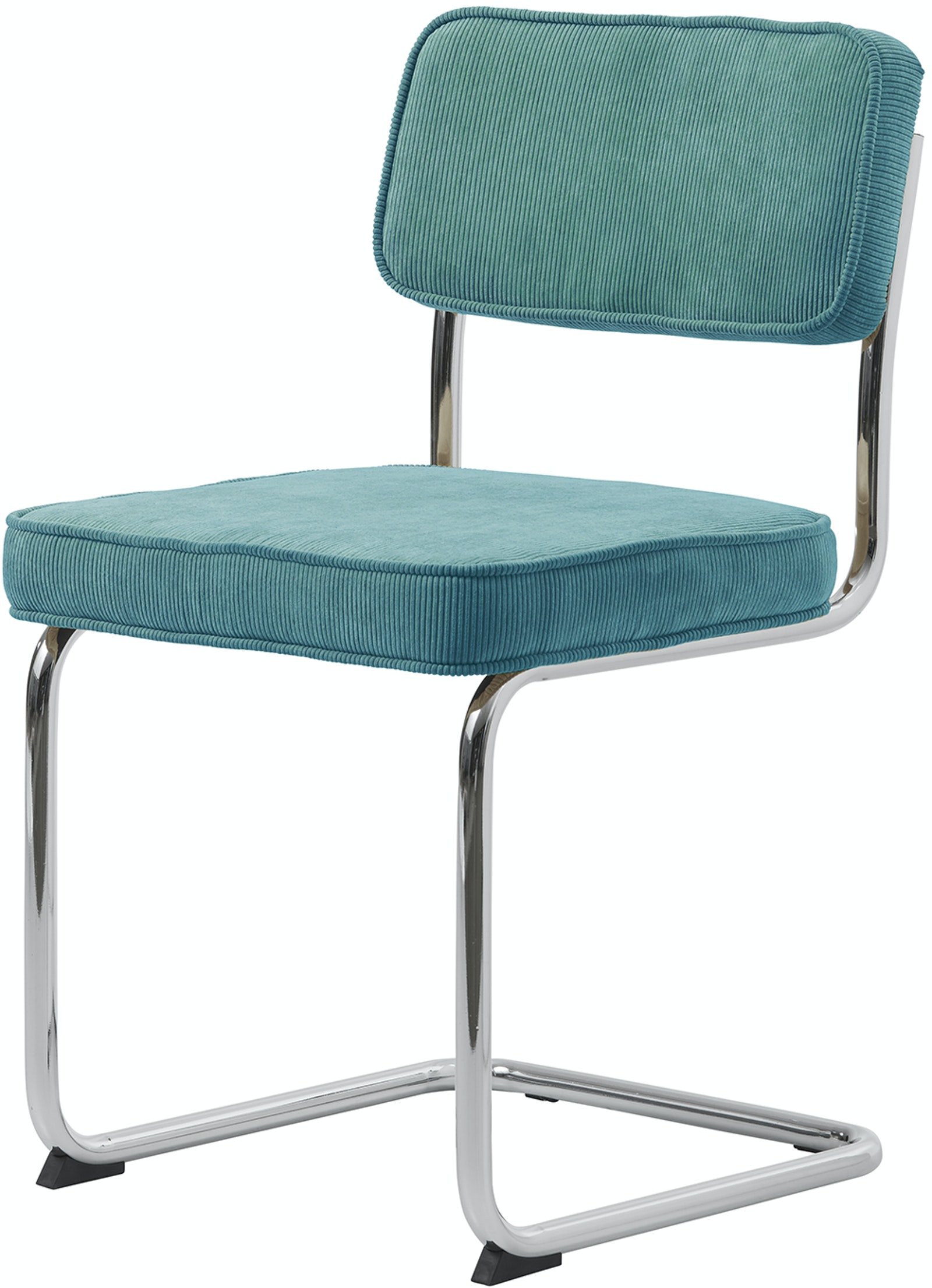 På billedet ser du Rupert, Spisebordsstol, Stof fra brandet Unique Furniture i en størrelse H: 84 cm. x B: 50 cm. x L: 53 cm. i farven Blå/Krom