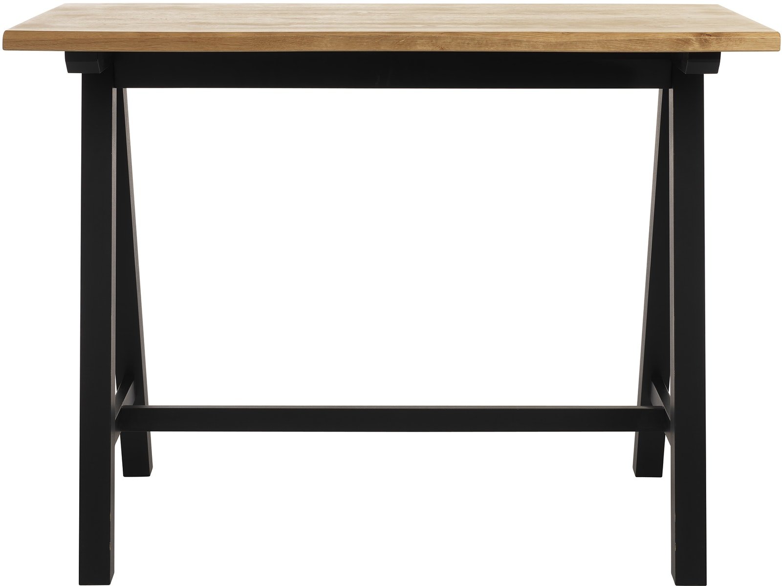 På billedet ser du variationen Oliveto, Barbord, Egetræ fra brandet Unique Furniture i en størrelse H: 105 cm. x B: 140 cm. x L: 71 cm. i farven Natur/Sort