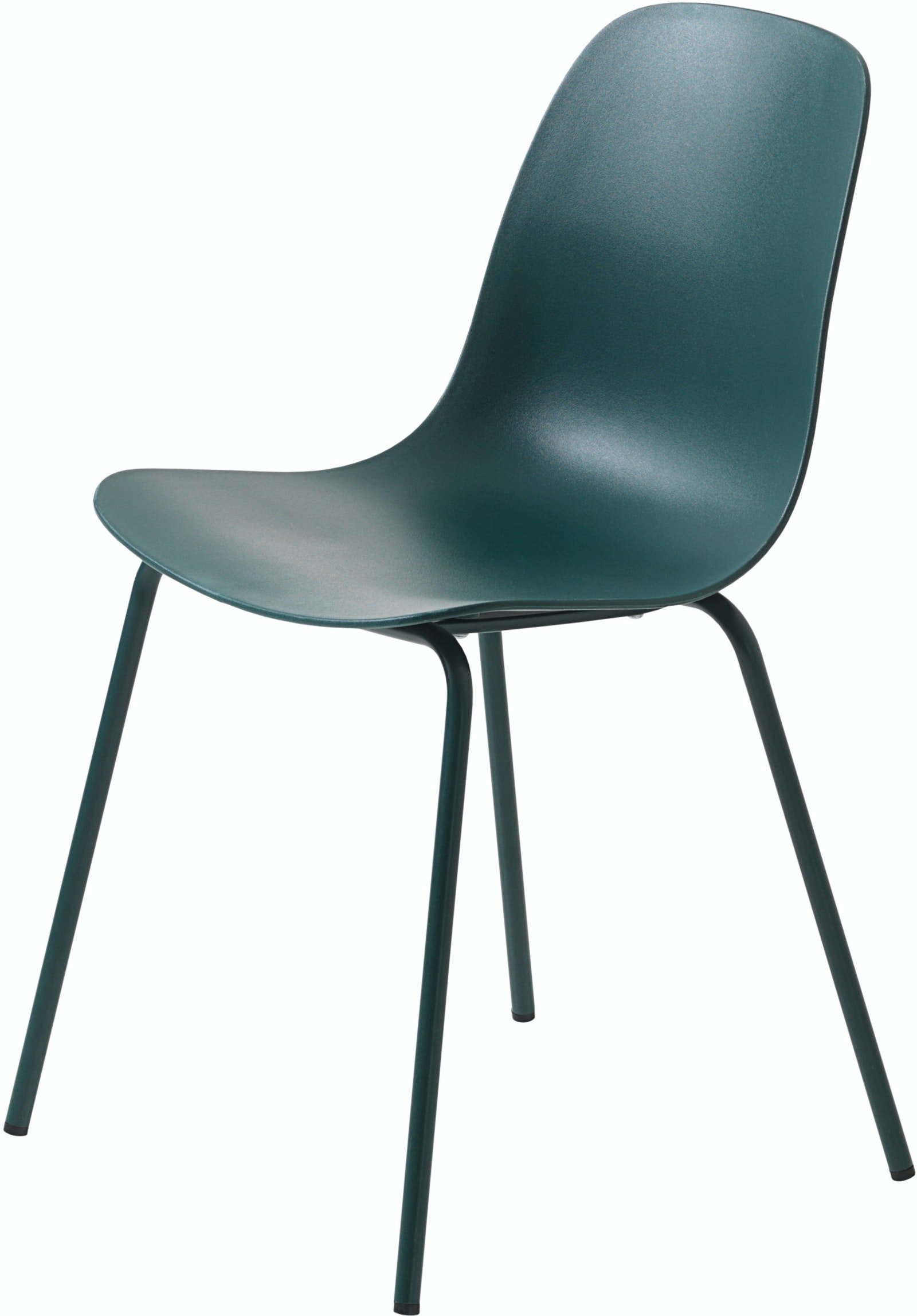 Whitby, Spisebordsstol med ergonomiske kurver by Unique Furniture (H: 84 cm. x B: 50 cm. x L: 50 cm., Petroleumsblå)