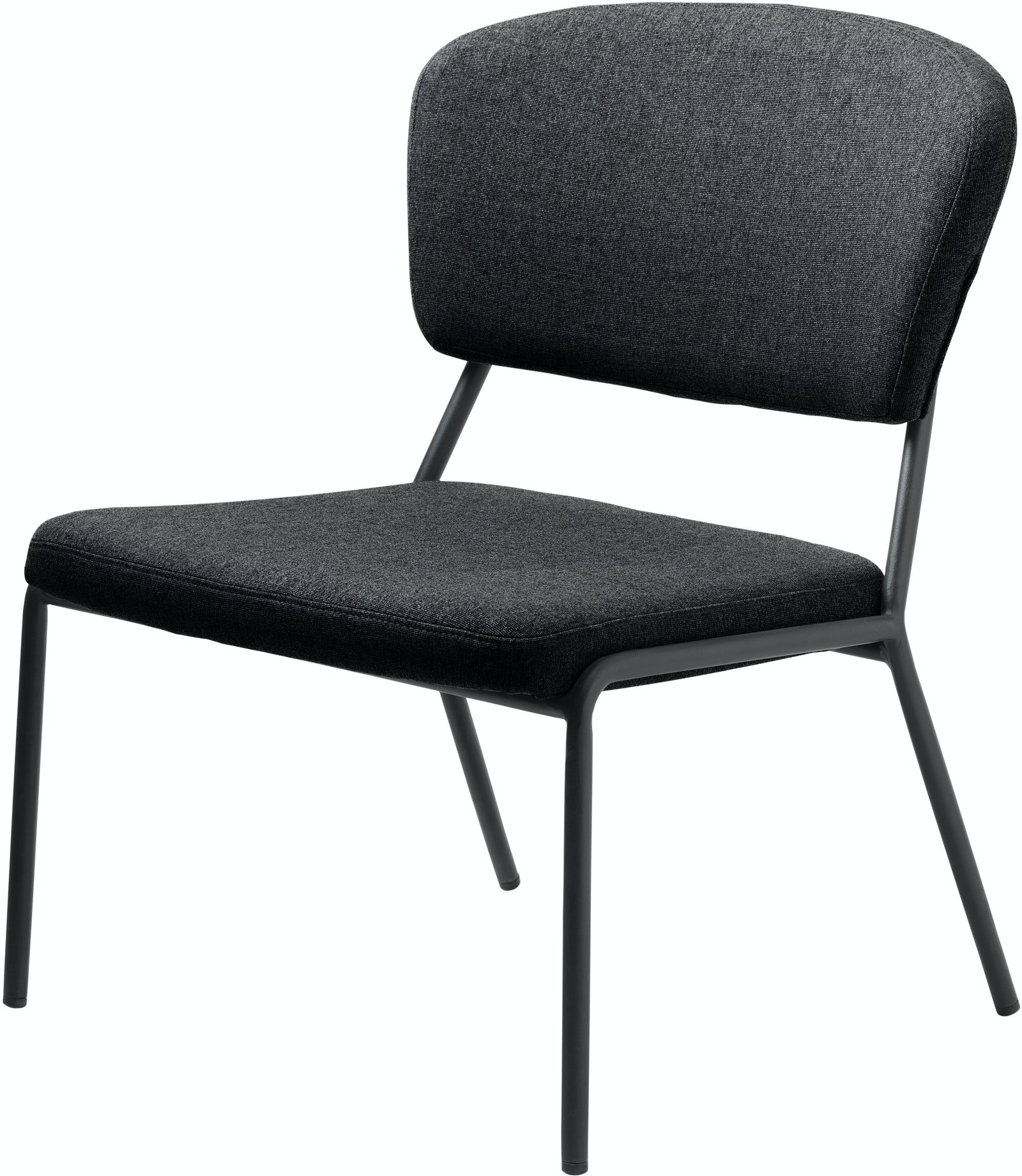 Brantford, Loungestol, Stof by Unique Furniture (H: 75,5 cm. x B: 65 cm. x L: 66 cm., Grå)