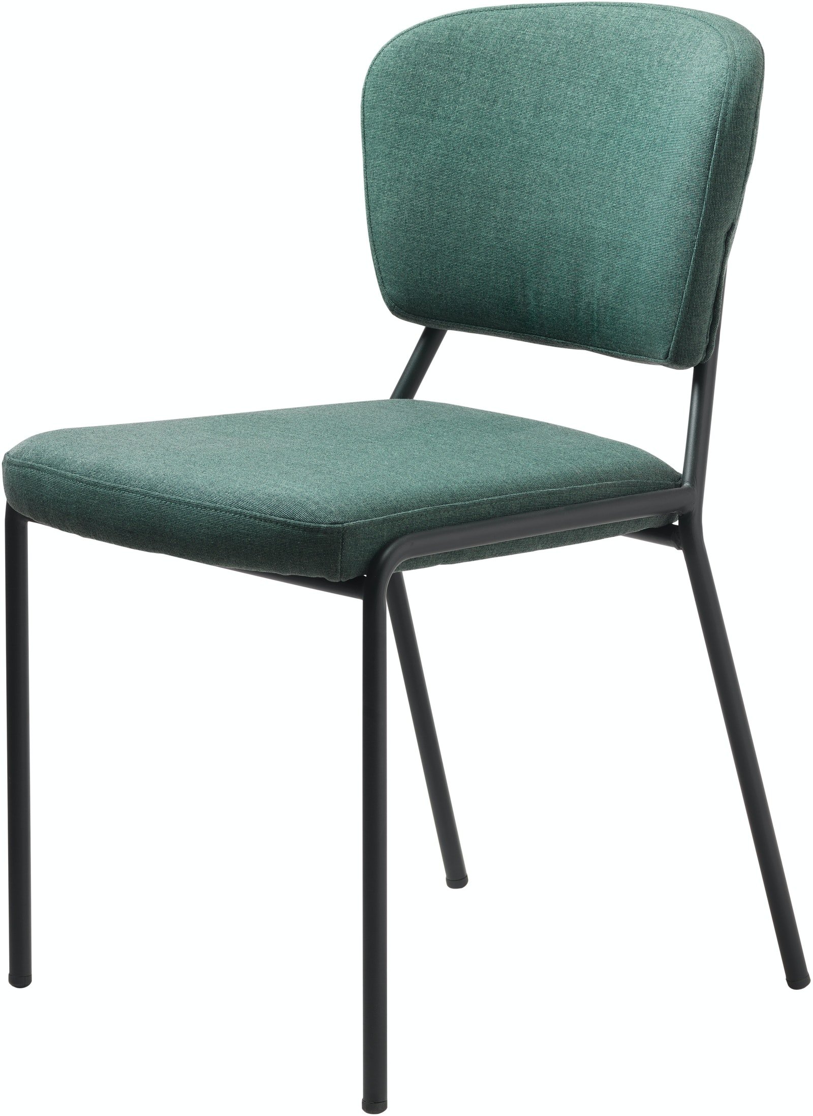 På billedet ser du Brantford, Spisebordsstol, Stof fra brandet Unique Furniture i en størrelse H: 81 cm. x B: 49,5 cm. x L: 58,5 cm. i farven Grøn/Sort