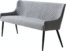 På billedet ser du variationen Ottowa, Sofabænk, Fløjl fra brandet Unique Furniture i en størrelse H: 82 cm. x B: 160 cm. x L: 60 cm. i farven Grå/Sort