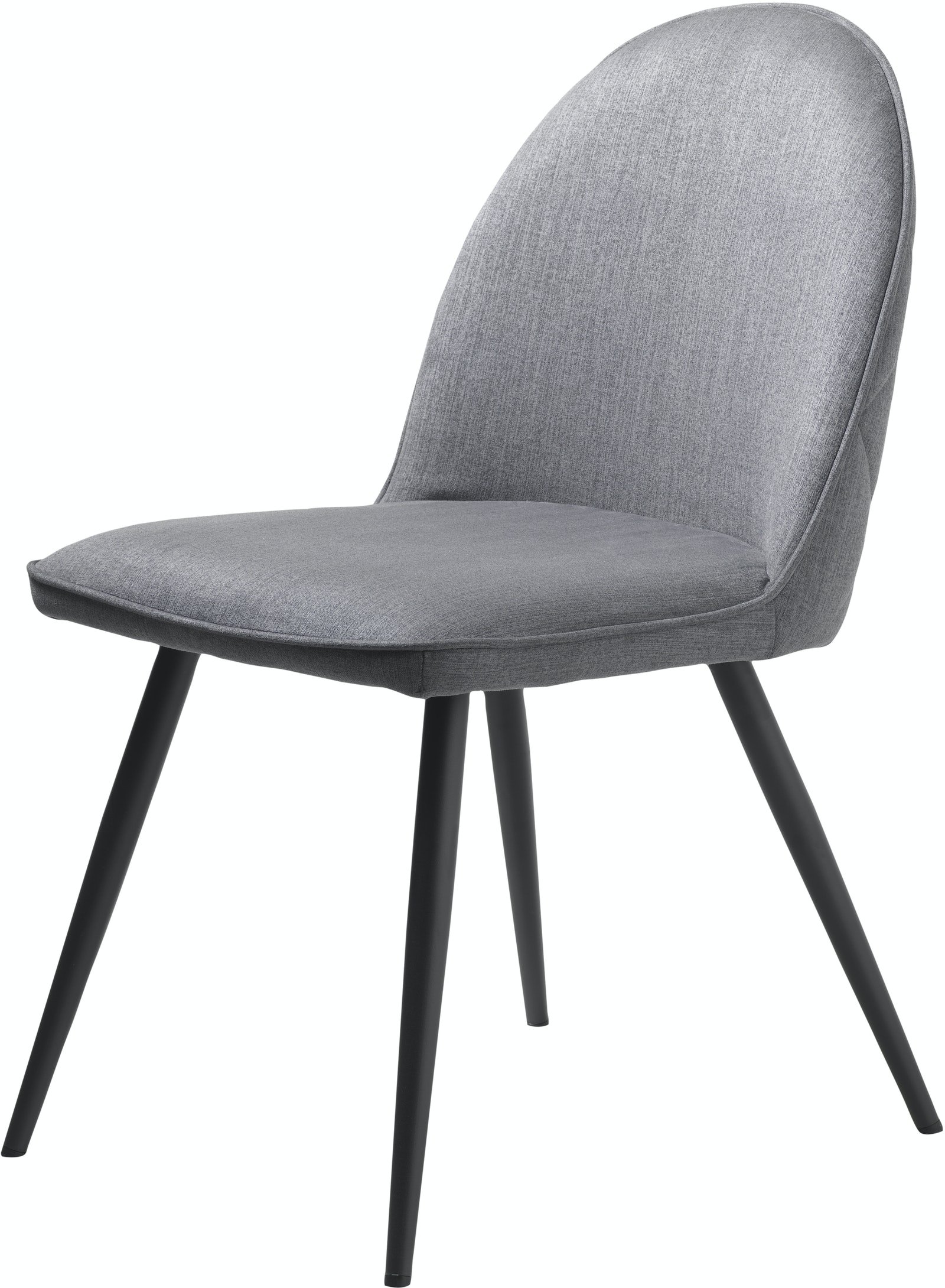 På billedet ser du Minto, Spisebordsstol, Stof fra brandet Unique Furniture i en størrelse H: 84,5 cm. x B: 49,5 cm. x L: 64 cm. i farven Grå/Sort