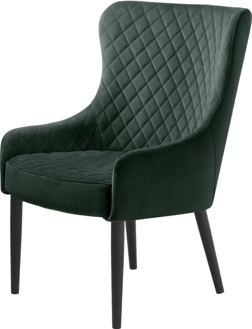 På billedet ser du variationen Ottowa, Loungestol, Fløjl fra brandet Unique Furniture i en størrelse H: 87 cm. x B: 63 cm. x L: 71 cm. i farven Grøn/Sort