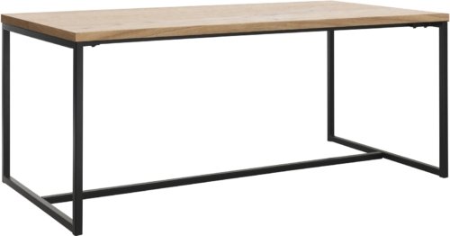 På billedet ser du variationen Rivoli, Spisebord, Egetræ fra brandet Unique Furniture i en størrelse H: 75 cm. x B: 180 cm. x L: 90 cm. i farven Natur/Sort