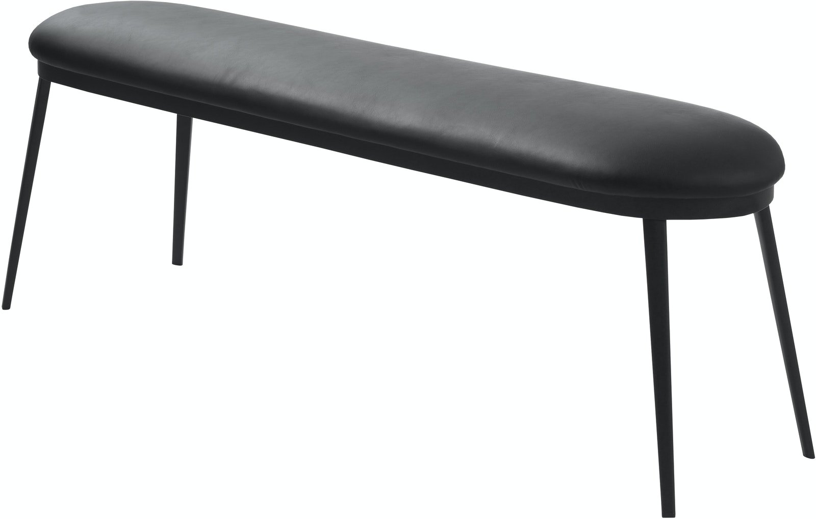 På billedet ser du variationen Gain, Bænk, Læder fra brandet Unique Furniture i en størrelse H: 47,5 cm. x B: 140 cm. x L: 36 cm. i farven Sort