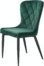 På billedet ser du variationen Granby, Spisebordsstol, Fløjl fra brandet Unique Furniture i en størrelse H: 93 cm. x B: 57 cm. x L: 61 cm. i farven Grøn/Sort