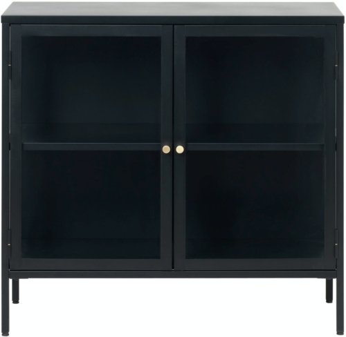 På billedet ser du variationen Carmel, Skab, Metal fra brandet Unique Furniture i en størrelse H: 85 cm. x B: 90 cm. x L: 40,3 cm. i farven Sort