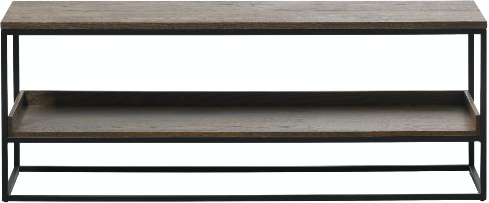 Rivoli, Bænk, Egetræ by Unique Furniture (H: 45 cm. x B: 35 cm. x L: 120 cm., Smoked)