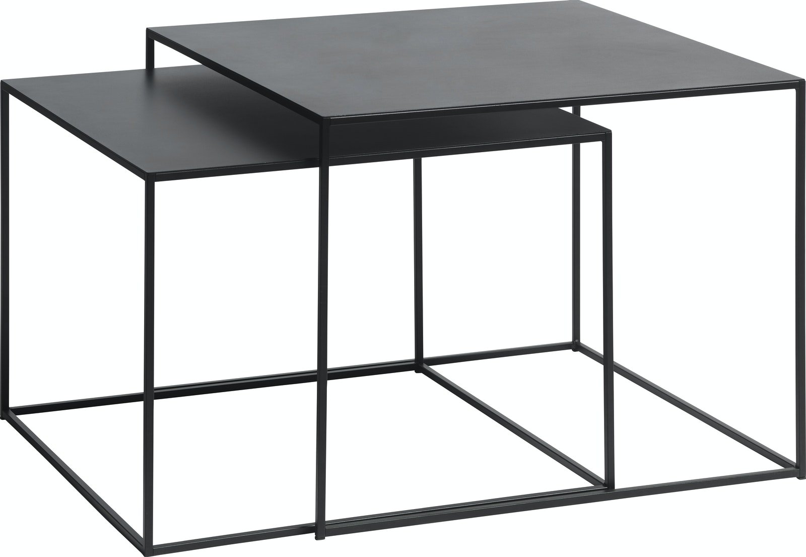 På billedet ser du Pebble, Sideborde, Metal fra brandet Unique Furniture i en størrelse H: 50 cm. x B: 65 cm. x L: 65 cm. i farven Sort
