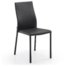 På billedet ser du variationen Abelle, Spisebordsstol, moderne, læder fra brandet LaForma i en størrelse H: 91 cm. B: 45 cm. L: 55 cm. i farven Sort