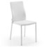 På billedet ser du variationen Abelle, Spisebordsstol, moderne, læder fra brandet LaForma i en størrelse H: 91 cm. B: 45 cm. L: 55 cm. i farven Hvid