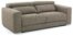På billedet ser du variationen Atlanta, 3-personers sofa, moderne, stof fra brandet LaForma i en størrelse H: 76 cm. B: 210 cm. L: 108 cm. i farven Brun