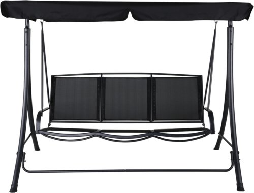 På billedet ser du variationen Madras, Udendørs hængestol, aluminium fra brandet Venture Design i en størrelse B: 122 cm. x L: 160 cm. i farven Sort