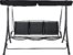 På billedet ser du variationen Madras, Udendørs hængestol, aluminium fra brandet Venture Design i en størrelse B: 122 cm. x L: 160 cm. i farven Sort