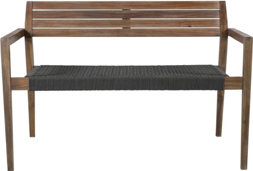På billedet ser du variationen Doris, Udendørs sofabænk, akacietræ fra brandet Venture Design i en størrelse H: 79 cm. x B: 120 cm. x L: 120 cm. x D: 60 cm. i farven Grå/Natur
