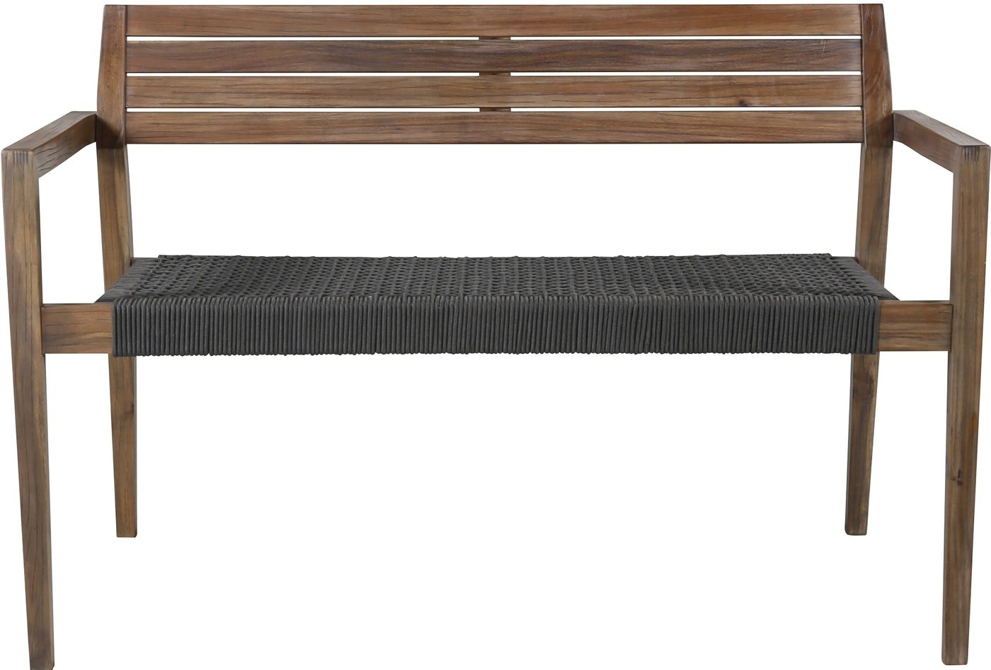 På billedet ser du Doris, Udendørs sofabænk, akacietræ fra brandet Venture Design i en størrelse H: 79 cm. x B: 120 cm. x L: 120 cm. x D: 60 cm. i farven Grå/Natur