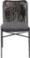 På billedet ser du variationen Julian, Udendørs spisebordsstol, galvaniseret stål fra brandet Venture Design i en størrelse H: 88 cm. x B: 53 cm. x L: 66,5 cm. i farven Sort