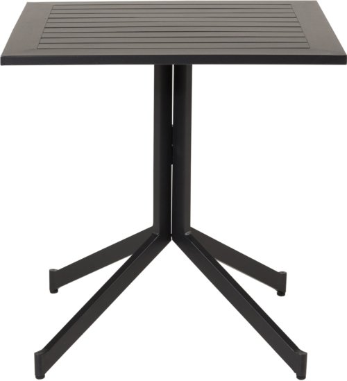 På billedet ser du variationen Way, Udendørs cafébord fra brandet Venture Design i en størrelse H: 72 cm. x B: 70 cm. x L: 70 cm. x D: 72 cm. i farven Sort